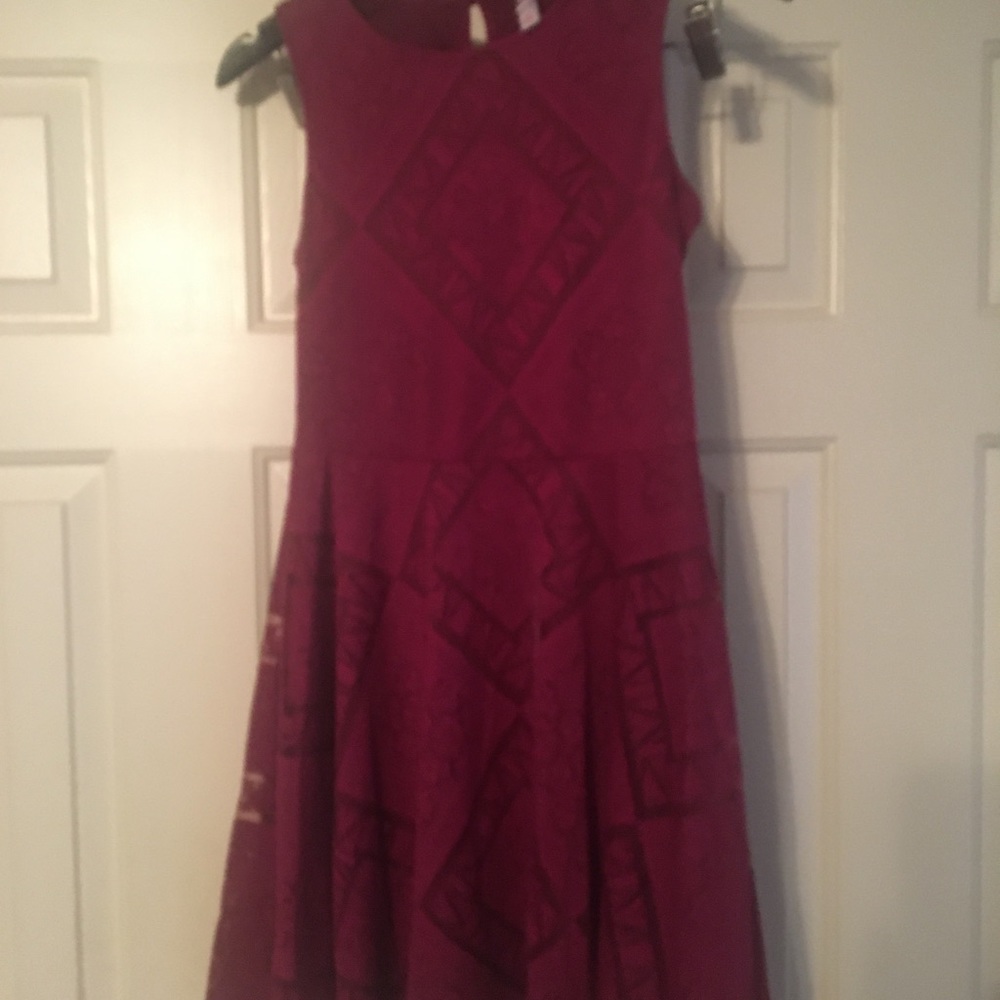Girl’s Midi dress short sleeve lining